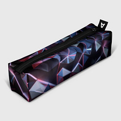 Пенал для ручек Неоновые геометрические плиты, цвет: 3D-принт