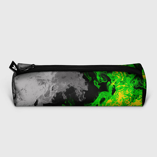 Пенал Зелёный и чёрный огонь / 3D-принт – фото 3