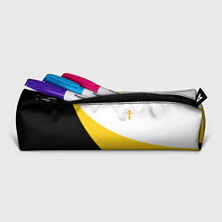 Пенал для ручек Мы русские с нами Бог малый желтый крест Николай I, цвет: 3D-принт — фото 2