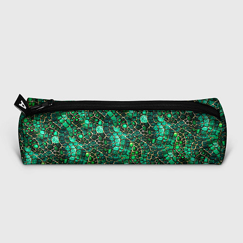 Пенал Змеиная зелёная кожа / 3D-принт – фото 3