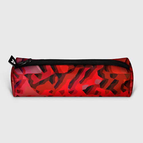 Пенал Чёрно-красная пористая абстракция / 3D-принт – фото 3