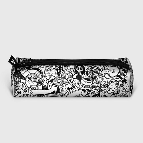 Пенал Black and white doddle monsters / 3D-принт – фото 3