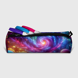 Пенал для ручек Neon space fantasy, цвет: 3D-принт — фото 2