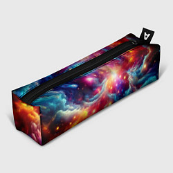 Пенал для ручек Colorfull neon space clouds - ai art fantasy, цвет: 3D-принт