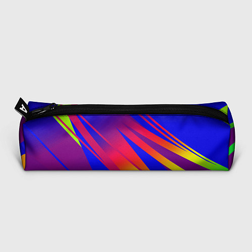 Пенал Красно-синий с полосами градиент / 3D-принт – фото 3