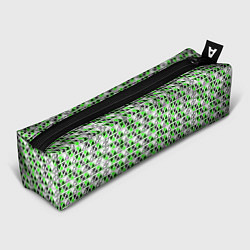 Пенал Green and black triangles on a white background
