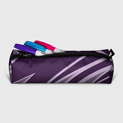 Пенал для ручек Фиолетовый абстрактный с полосой, цвет: 3D-принт — фото 2