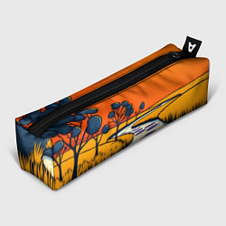 Пенал для ручек Арт с фантастическим пейзажем, цвет: 3D-принт