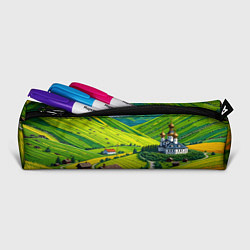 Пенал для ручек Русская душа и поле, цвет: 3D-принт — фото 2