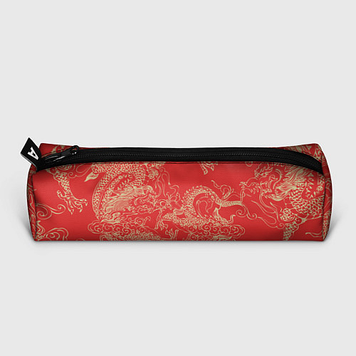 Пенал Золотые драконы на красном / 3D-принт – фото 3