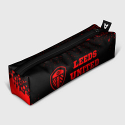 Пенал для ручек Leeds United - red gradient по-горизонтали, цвет: 3D-принт