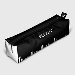 Пенал для ручек Ведьмак краски подтёки, цвет: 3D-принт