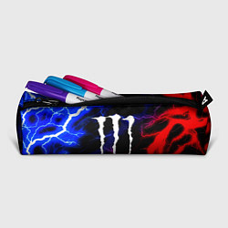 Пенал для ручек Monster energy молнии неон, цвет: 3D-принт — фото 2