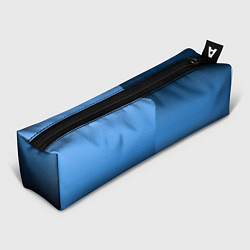 Пенал для ручек Градиент сине-голубой пополам, цвет: 3D-принт