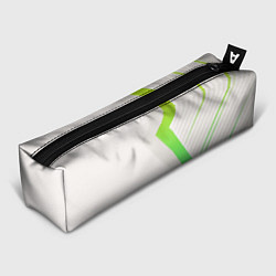 Пенал для ручек Color white line green, цвет: 3D-принт