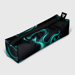 Пенал для ручек Color turquoise black, цвет: 3D-принт