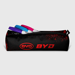 Пенал для ручек BYD - red gradient по-горизонтали, цвет: 3D-принт — фото 2