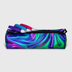 Пенал для ручек Neon waves, цвет: 3D-принт — фото 2