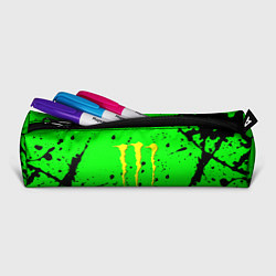 Пенал для ручек Monster energy кислотные брызги, цвет: 3D-принт — фото 2