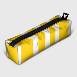 Пенал для ручек Color yellow white line, цвет: 3D-принт