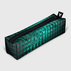 Пенал для ручек Нефритовый зелёный абстракция, цвет: 3D-принт