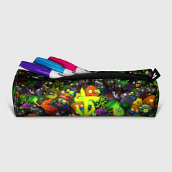 Пенал для ручек Растения против зомби x Дум лого, цвет: 3D-принт — фото 2