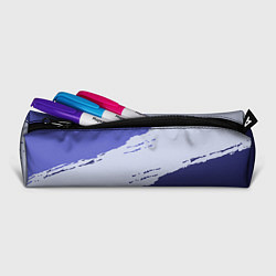 Пенал для ручек Сине-голубые неравномерные полосы, цвет: 3D-принт — фото 2