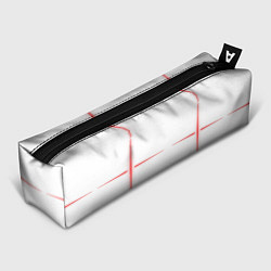 Пенал для ручек Color white red stripes, цвет: 3D-принт