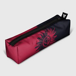 Пенал для ручек Солнце красно-синее, цвет: 3D-принт