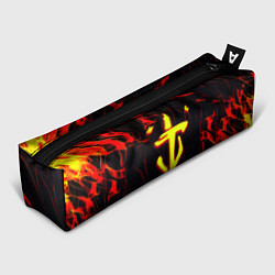 Пенал для ручек Doom огненные искры, цвет: 3D-принт