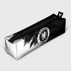 Пенал для ручек Чели белые краски текстура, цвет: 3D-принт