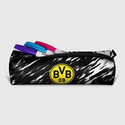 Пенал для ручек Borussia штрихи красок текстура, цвет: 3D-принт — фото 2