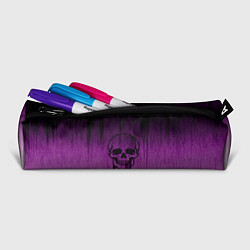 Пенал для ручек Проступающий череп аметист, цвет: 3D-принт — фото 2