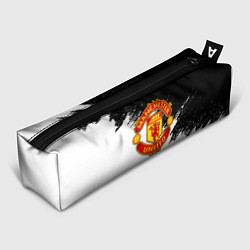 Пенал для ручек Манчестер Юнайтед краски белые, цвет: 3D-принт