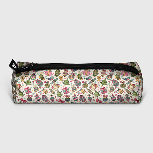 Пенал Новогодний паттерн / 3D-принт – фото 3