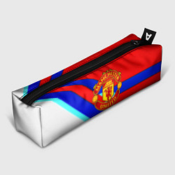 Пенал Манчестер Юнайтед полосы геометрия