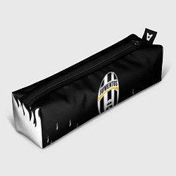 Пенал для ручек Ювентус белый огонь текстура, цвет: 3D-принт