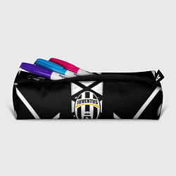 Пенал для ручек Ювентус геометрия полосы линии, цвет: 3D-принт — фото 2