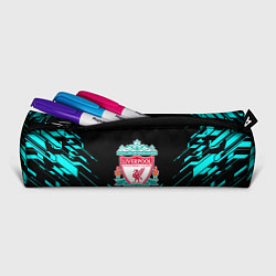 Пенал для ручек Ливерпуль неон геометрия, цвет: 3D-принт — фото 2