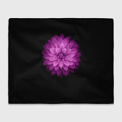 Плед флисовый Violet Flower, цвет: 3D-велсофт