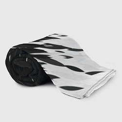 Плед флисовый Black & white, цвет: 3D-велсофт — фото 2