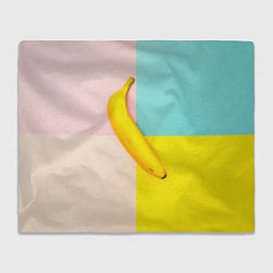 Плед флисовый Banana, цвет: 3D-велсофт