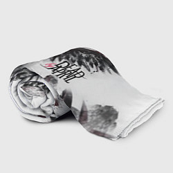 Плед флисовый Dead by April: Black angel, цвет: 3D-велсофт — фото 2