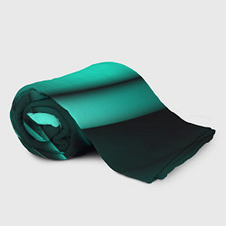 Плед флисовый Emerald lines, цвет: 3D-велсофт — фото 2