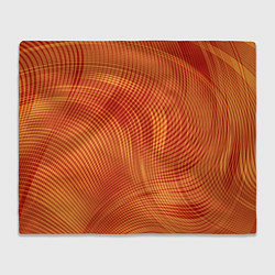 Плед флисовый Abstract waves, цвет: 3D-велсофт