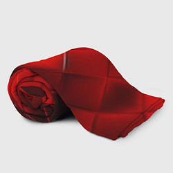 Плед флисовый Red squares, цвет: 3D-велсофт — фото 2