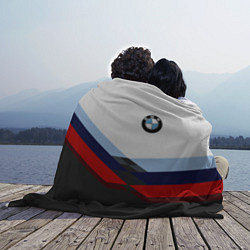 Плед флисовый BMW M SPORT, цвет: 3D-велсофт — фото 2
