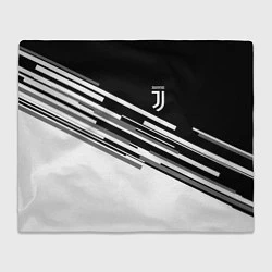 Плед флисовый FC Juventus: B&W Line, цвет: 3D-велсофт