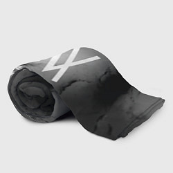Плед флисовый Alan Walker: Black Side, цвет: 3D-велсофт — фото 2