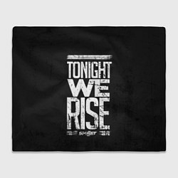 Плед флисовый Skillet: We Rise, цвет: 3D-велсофт